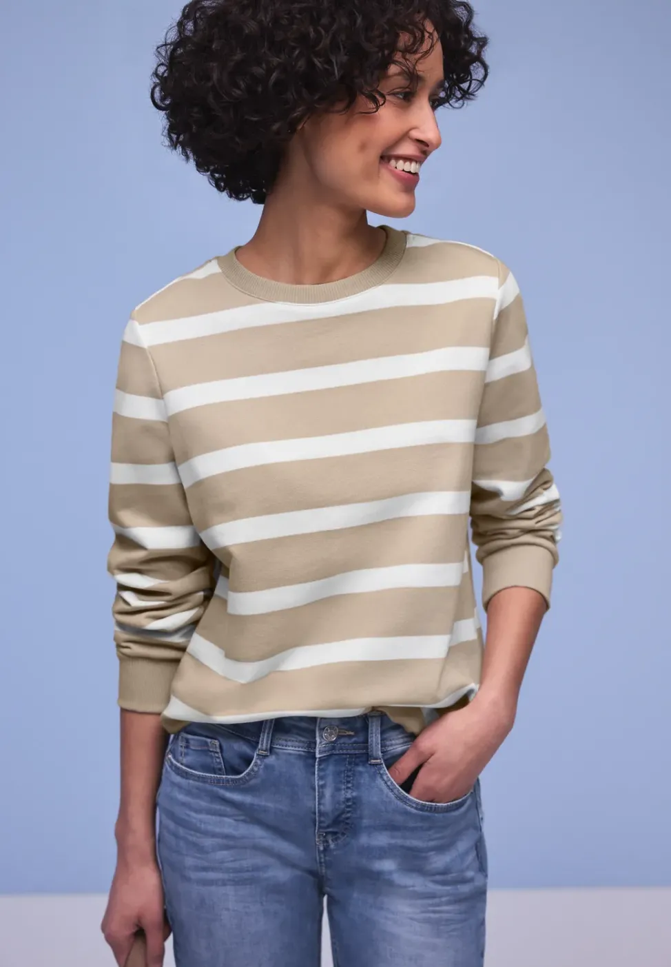 Sweat-shirt à rayures
