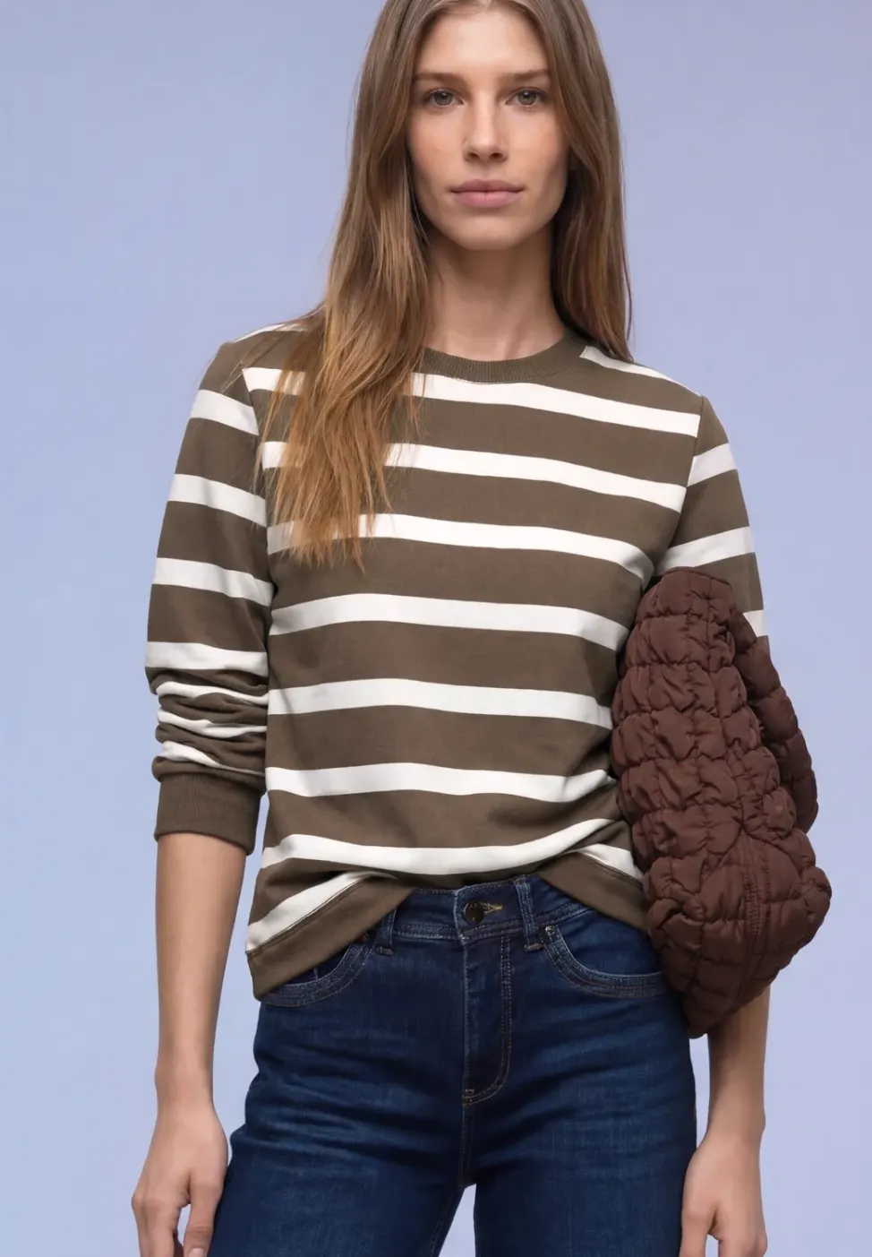 Sweat-shirt à rayures