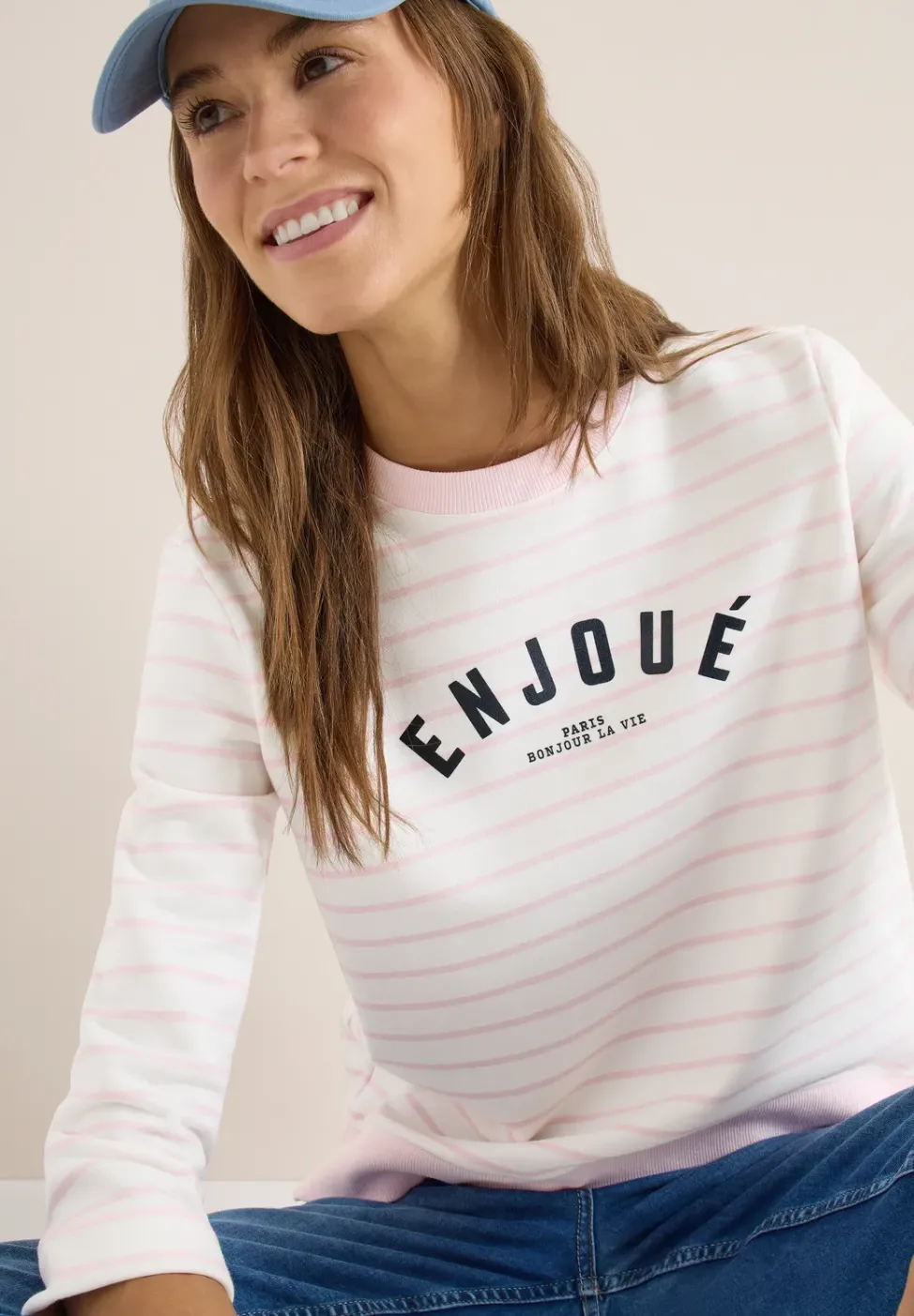 Sweat-shirt à rayures