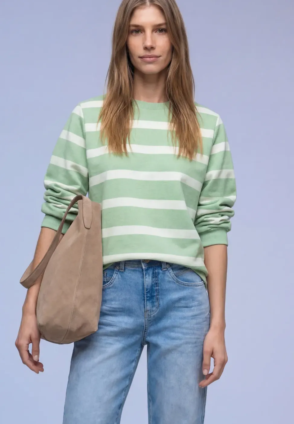Sweat-shirt à rayures