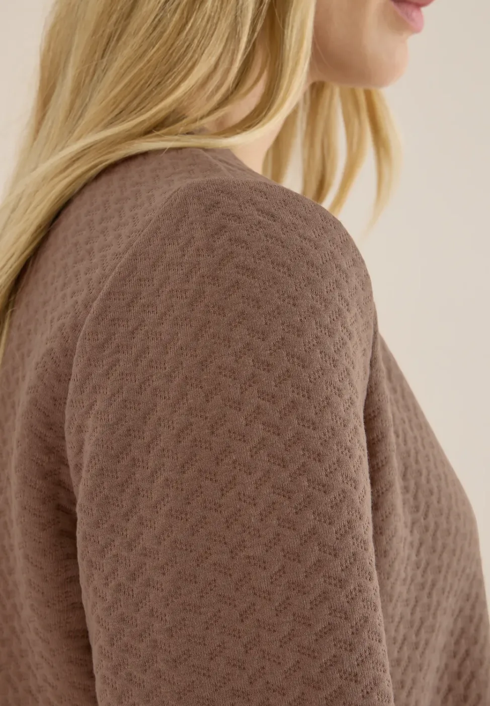 Sweat-shirt structuré