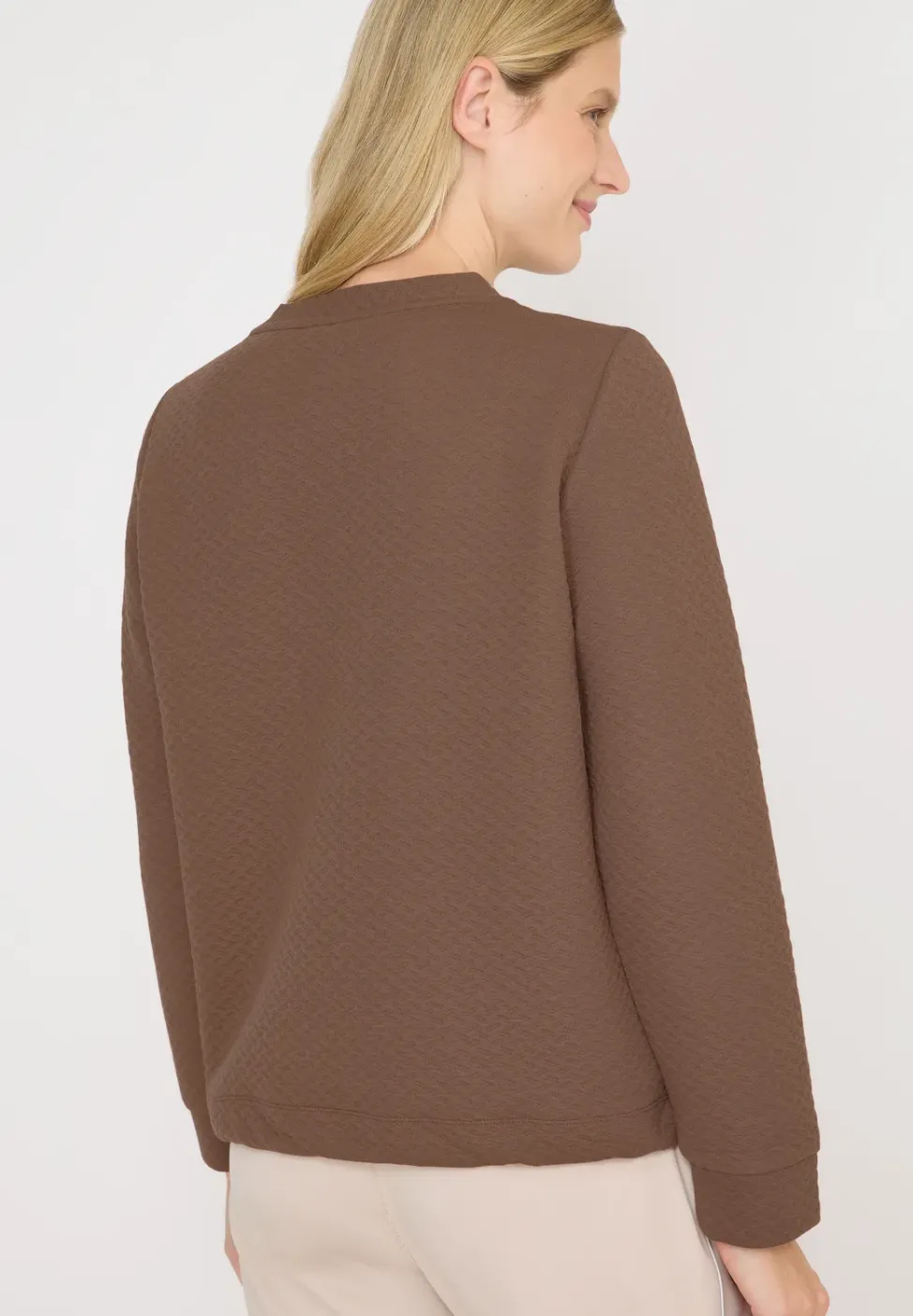 Sweat-shirt structuré