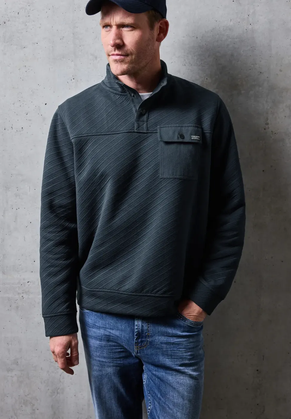 Sweat-shirt structuré Troyer