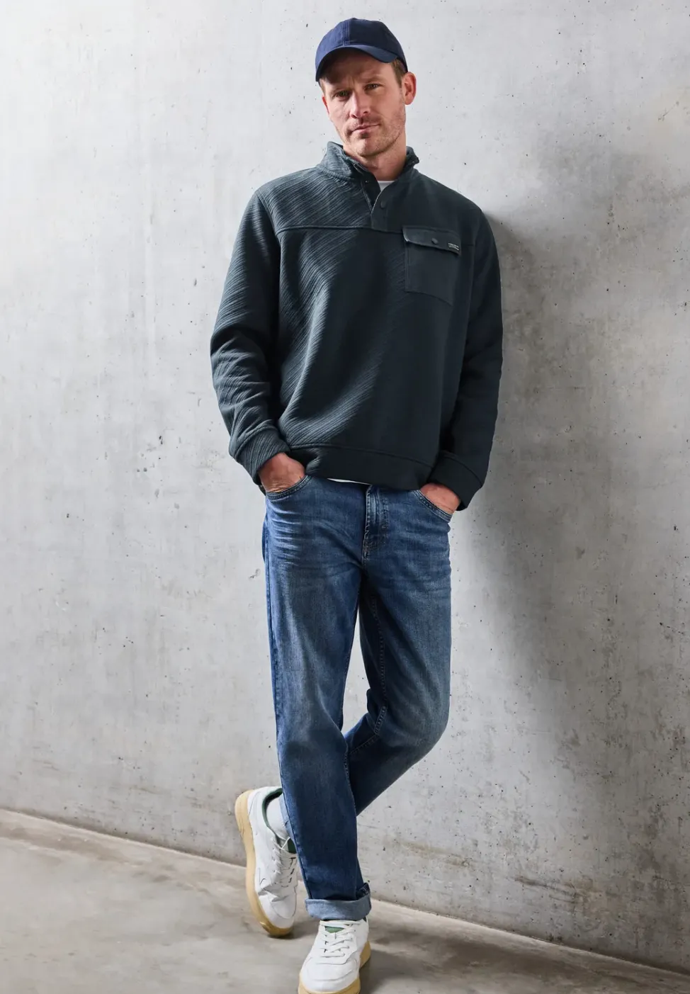 Sweat-shirt structuré Troyer