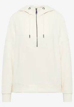 Sweat-shirt troyer avec capuche