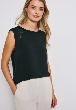 Top avec détails en mesh