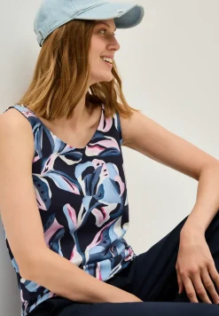 Top avec détails smocks