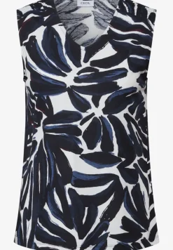 Top avec détails smocks