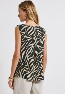 Top basique à motifs