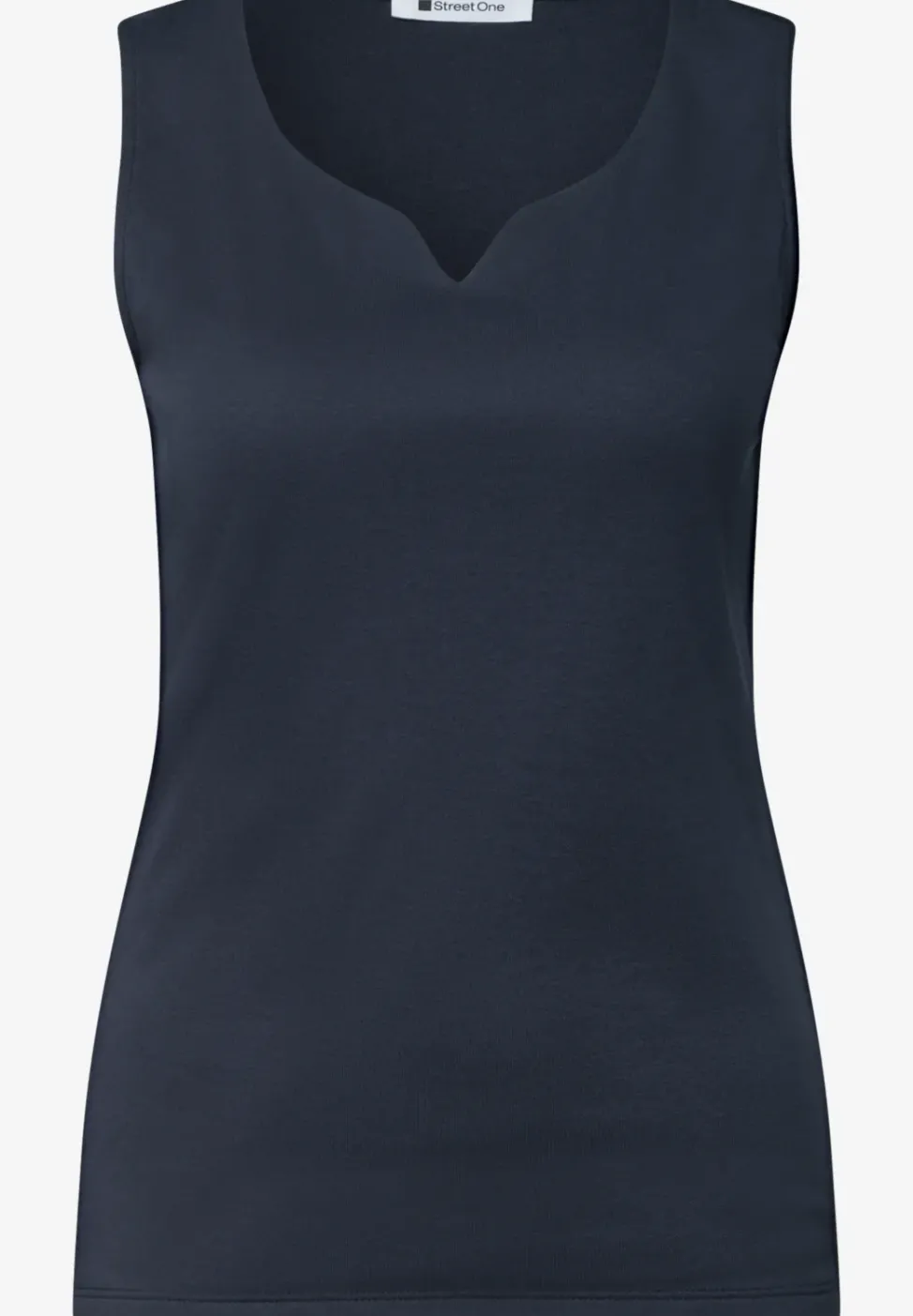 Top basique avec encolure en cœur