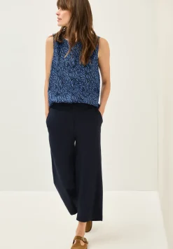 Top chemisier à l'imprimé minimal