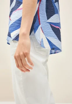 Top chemisier à motifs