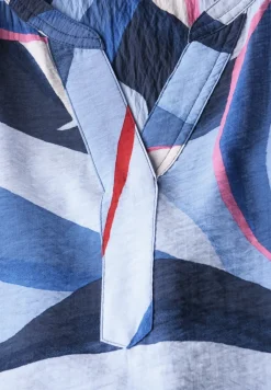 Top chemisier à motifs