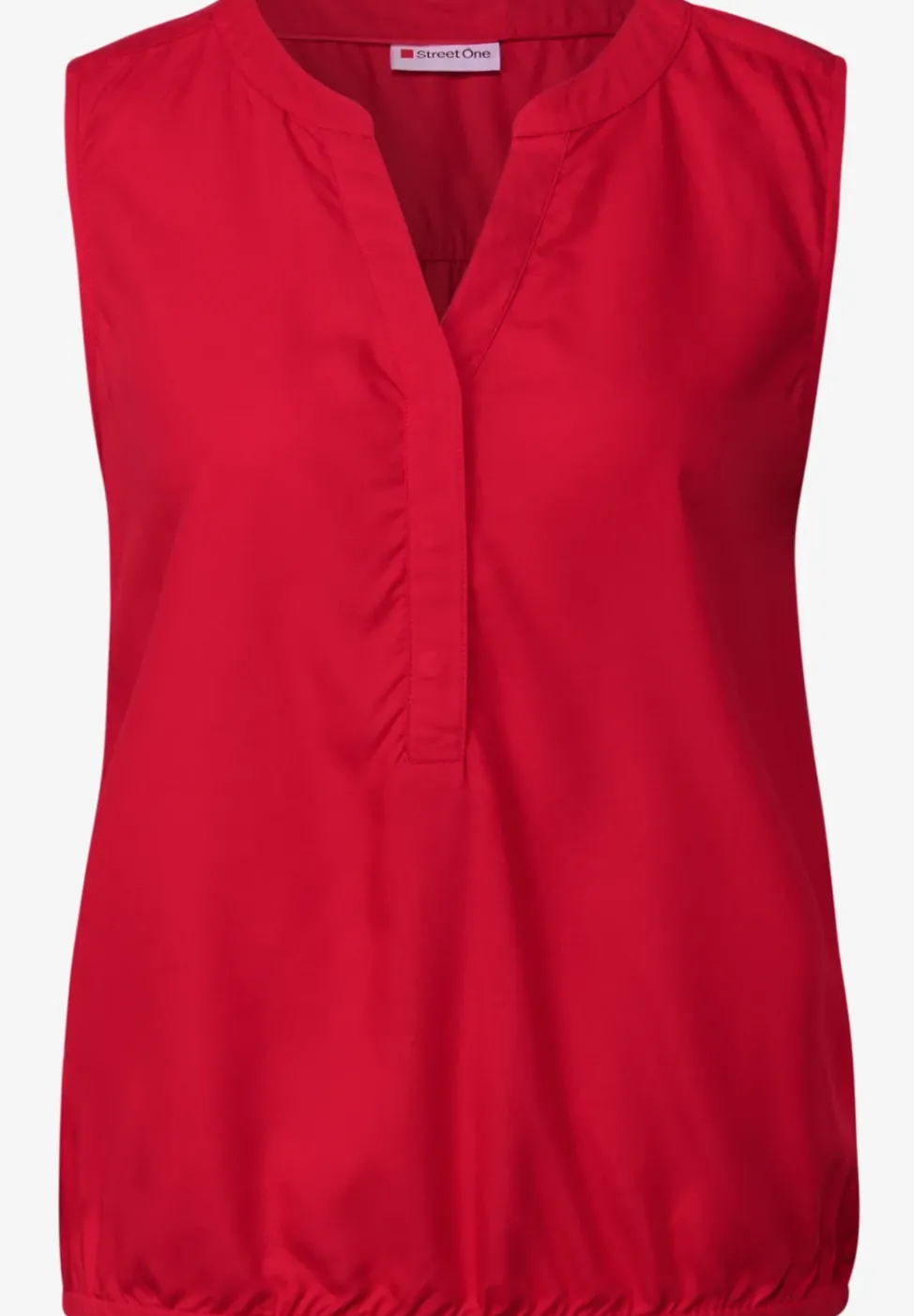 Top chemisier en couleur unie