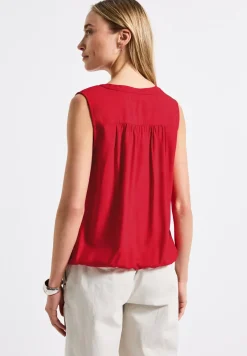 Top chemisier en couleur unie