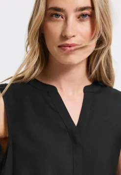 Top chemisier Split Neck
