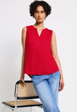 Top chemisier Split Neck