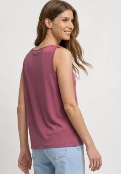 Top col V à détail noué aux épaules