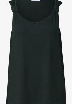 Top col V à détail noué aux épaules