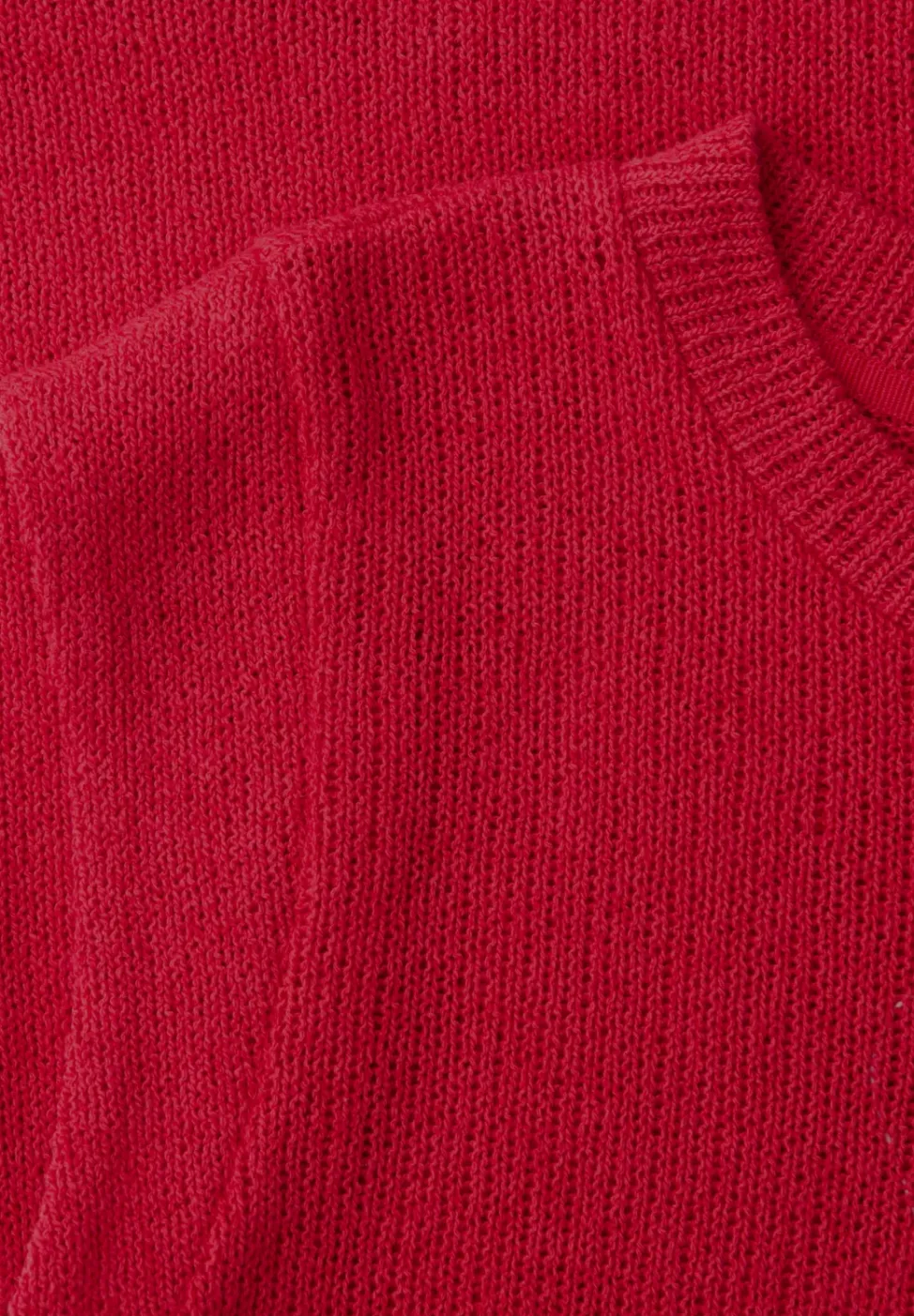 Top dropped shoulder au look tricoté