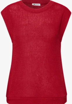 Top dropped shoulder au look tricoté