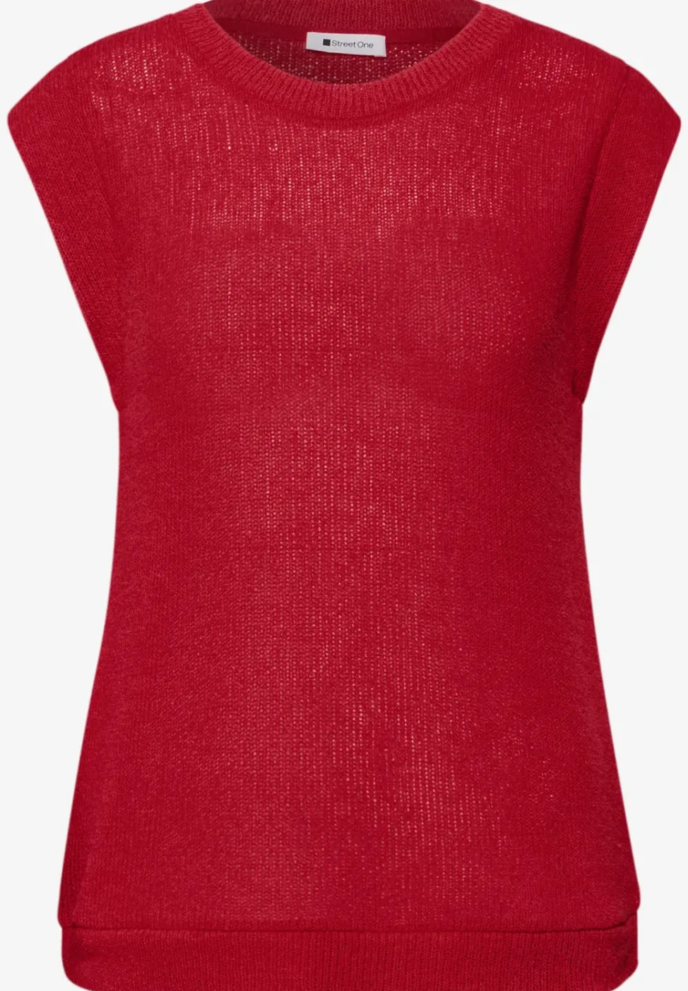 Top dropped shoulder au look tricoté