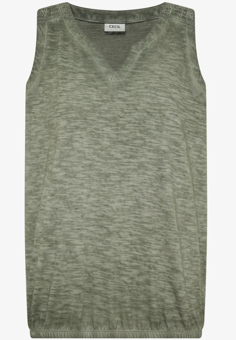 Top en jersey au look garment dye