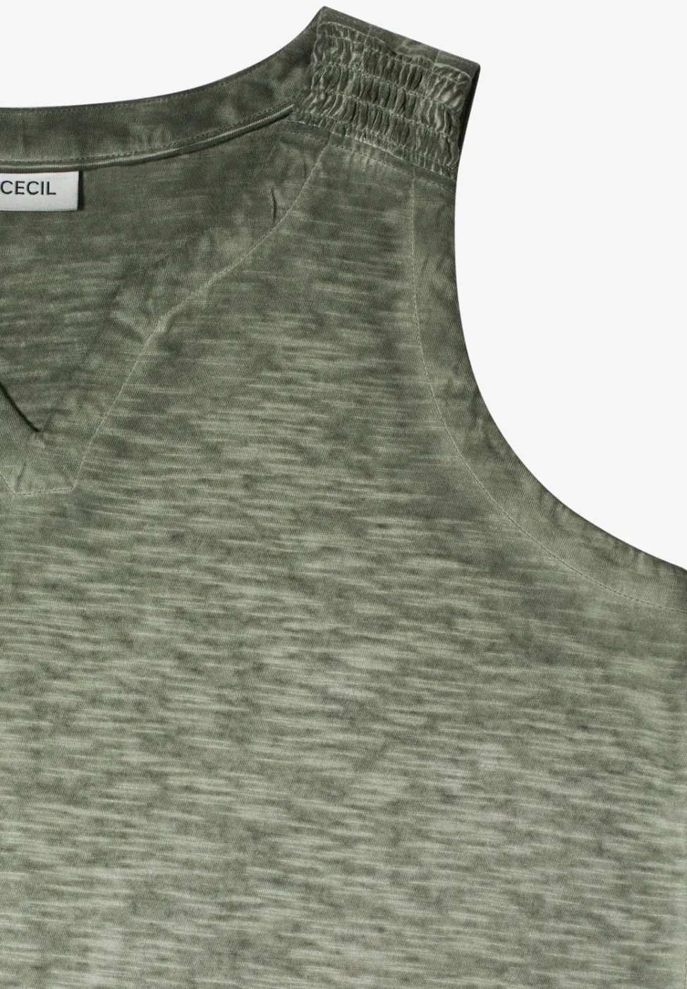 Top en jersey au look garment dye