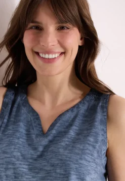 Top en jersey au look garment dye