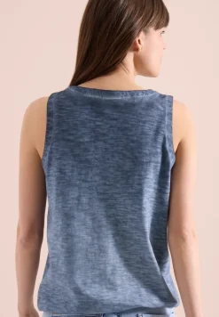 Top en jersey au look garment dye