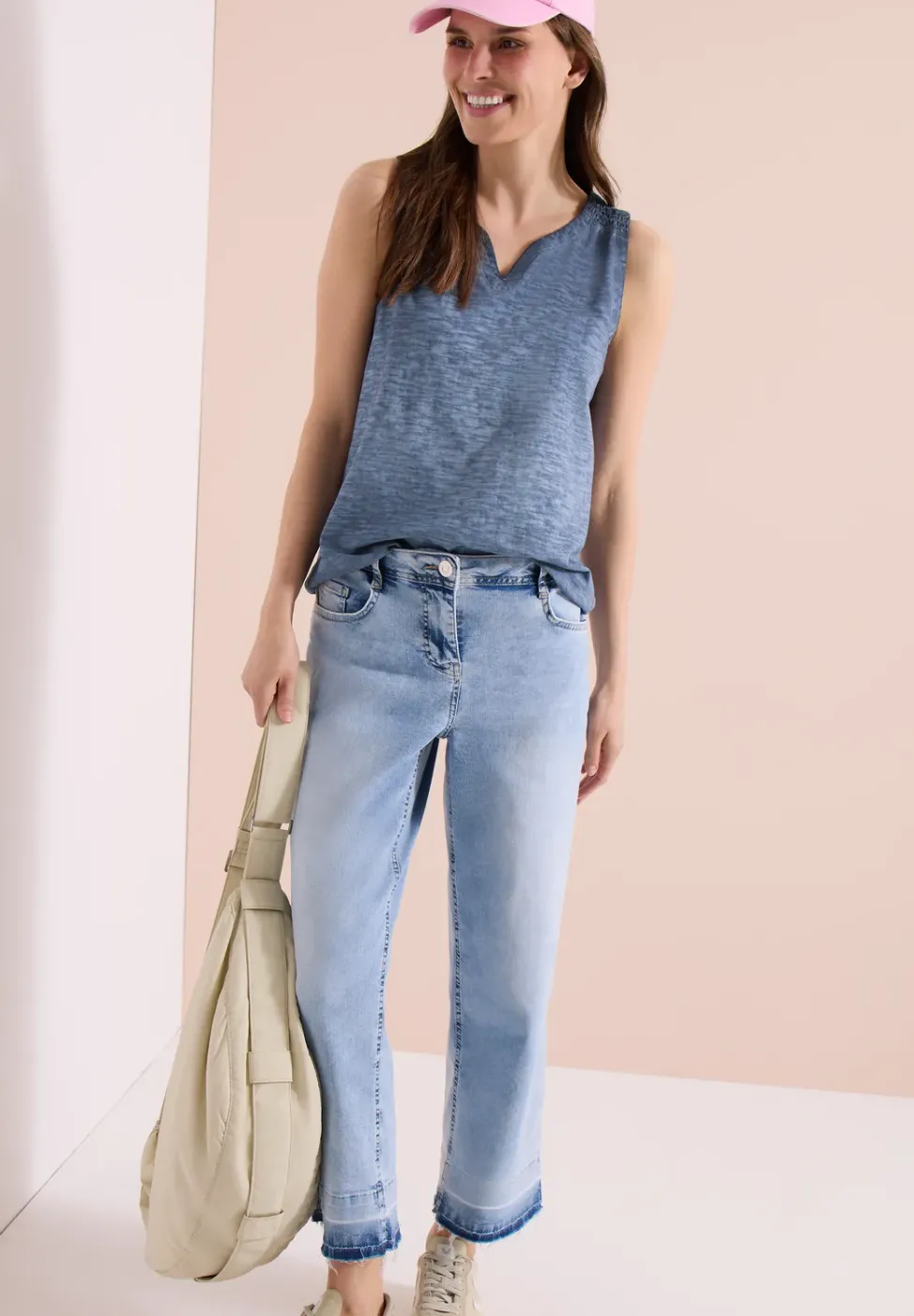 Top en jersey au look garment dye