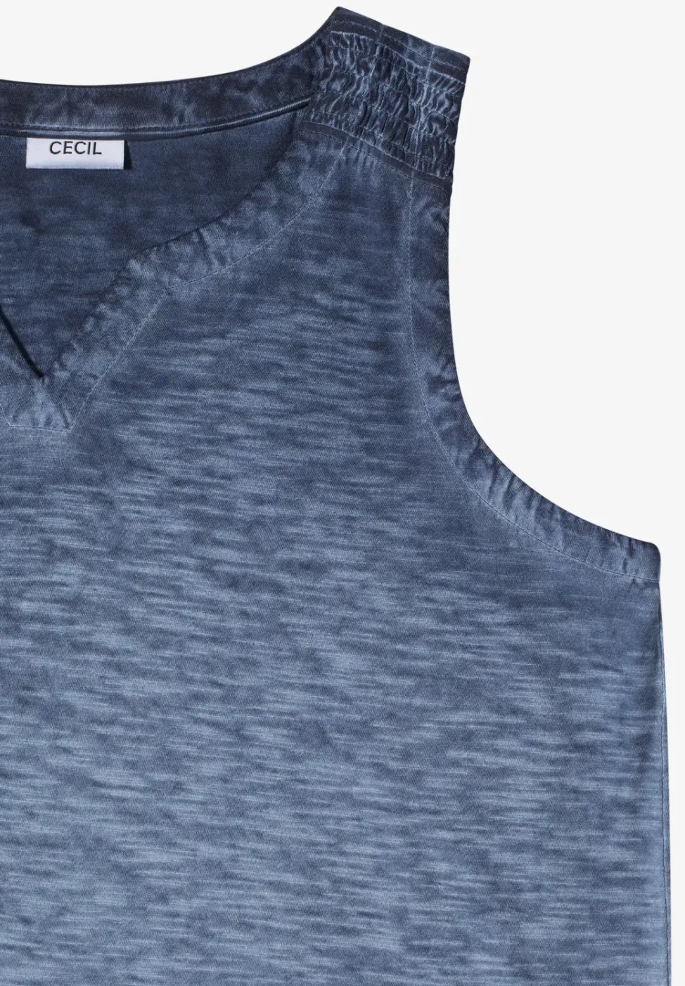 Top en jersey au look garment dye