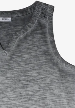 Top en jersey au look garment dye