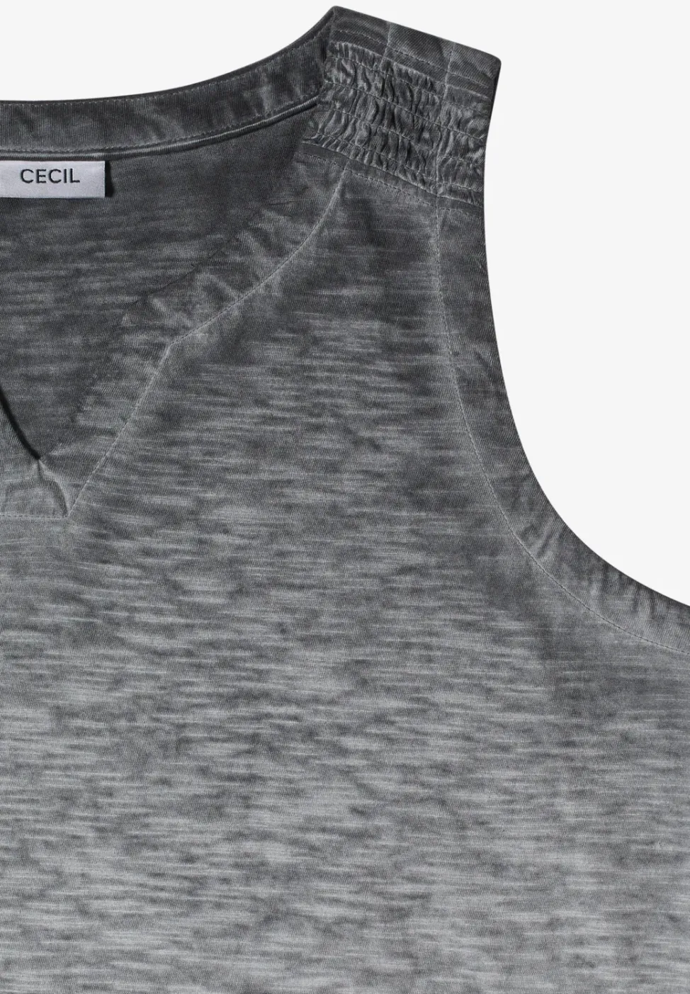 Top en jersey au look garment dye