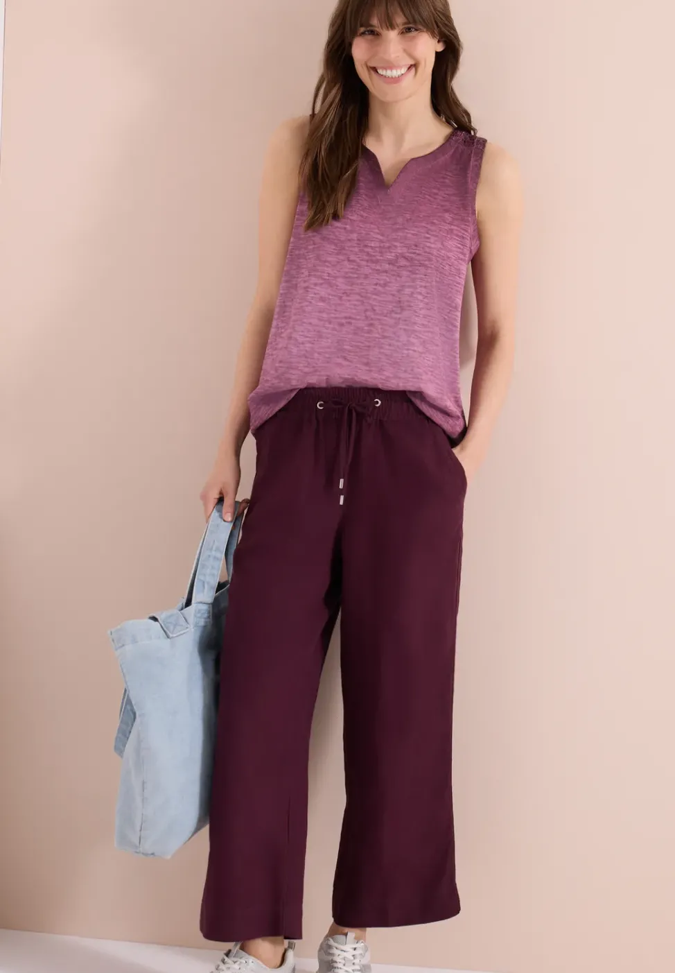 Top en jersey au look garment dye