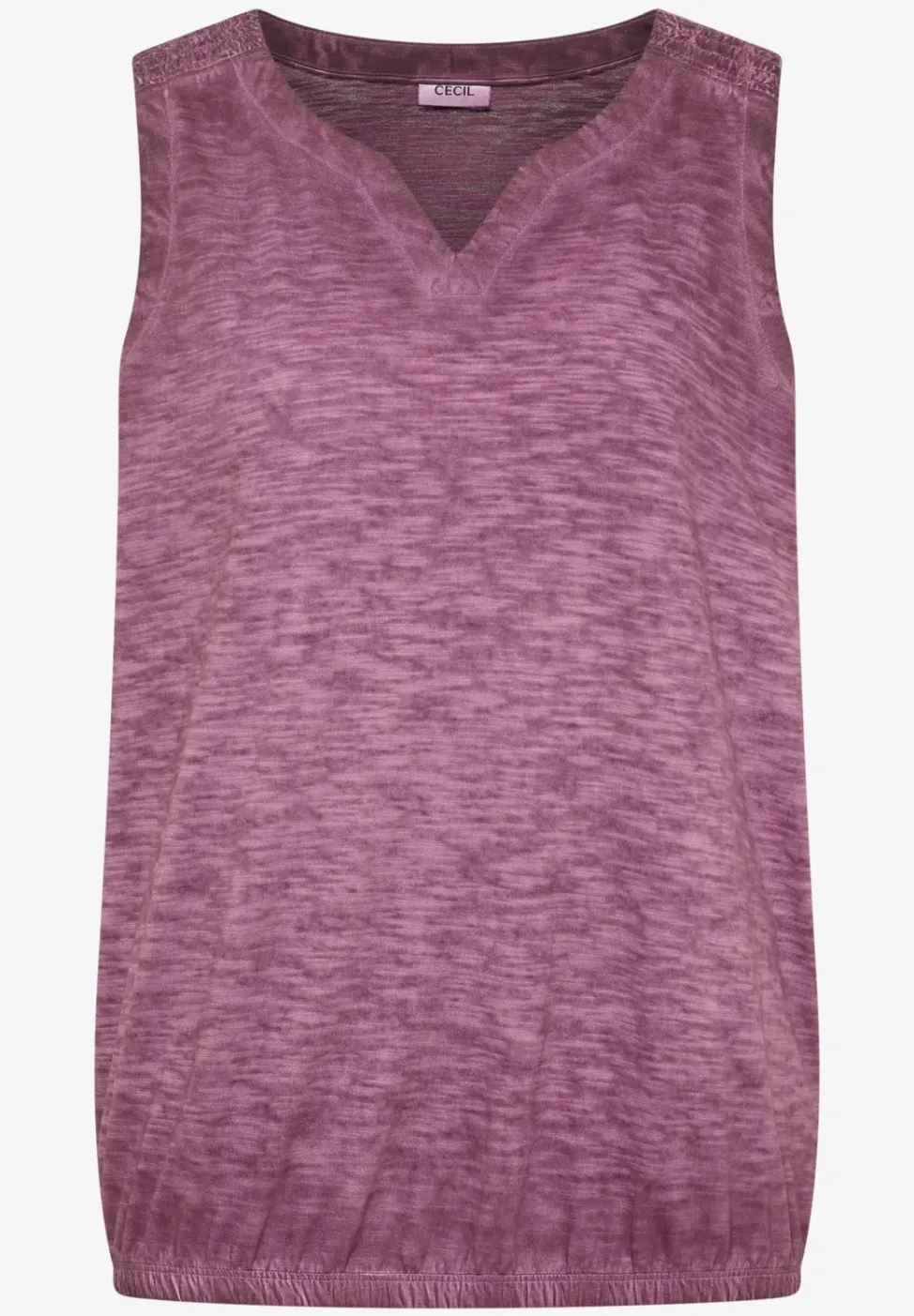 Top en jersey au look garment dye