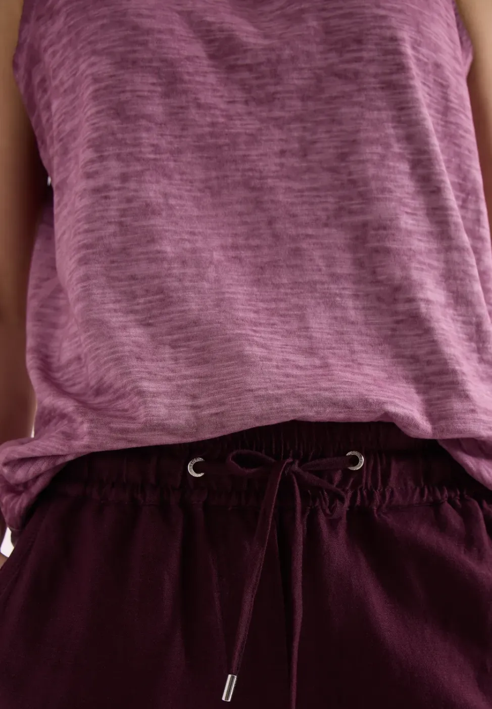 Top en jersey au look garment dye