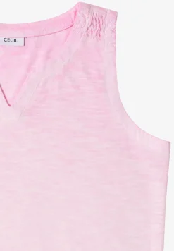 Top en jersey au look garment dye
