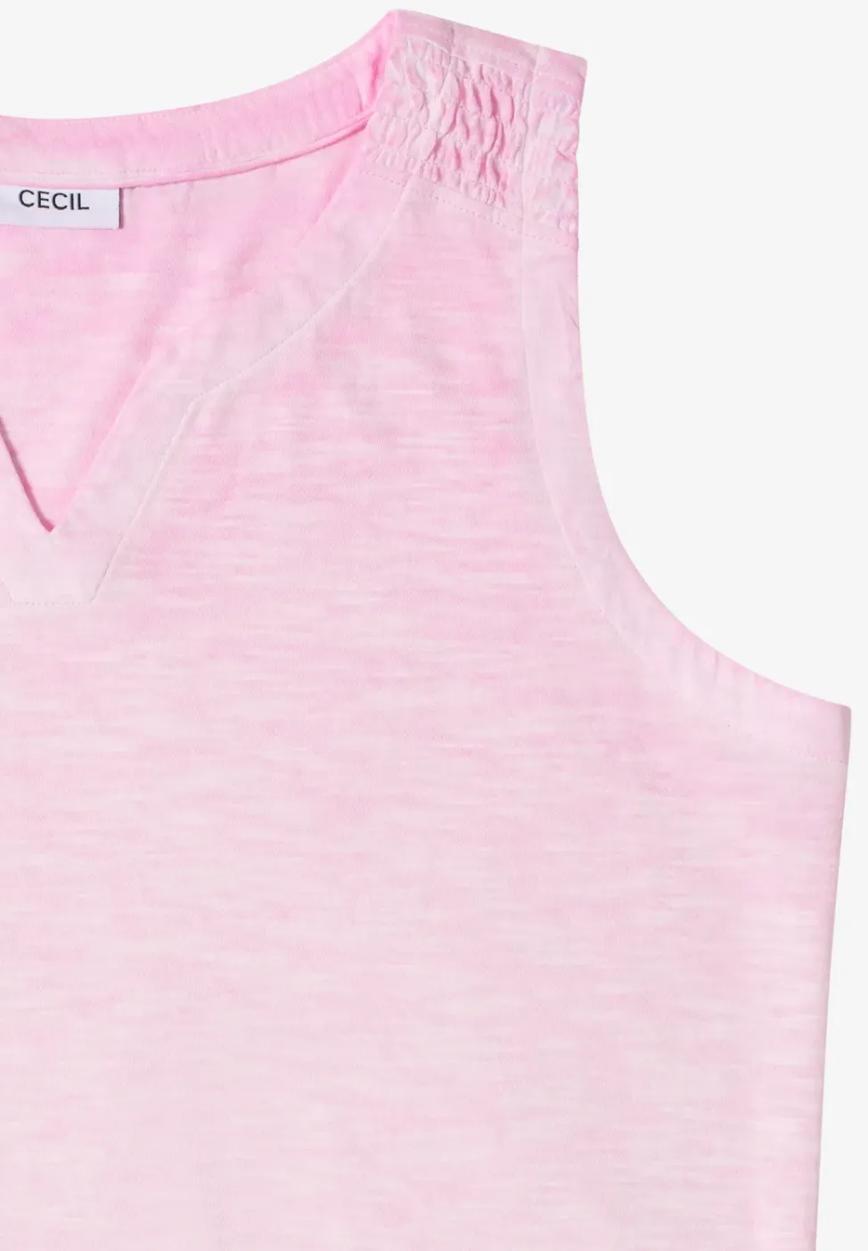 Top en jersey au look garment dye
