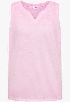 Top en jersey au look garment dye