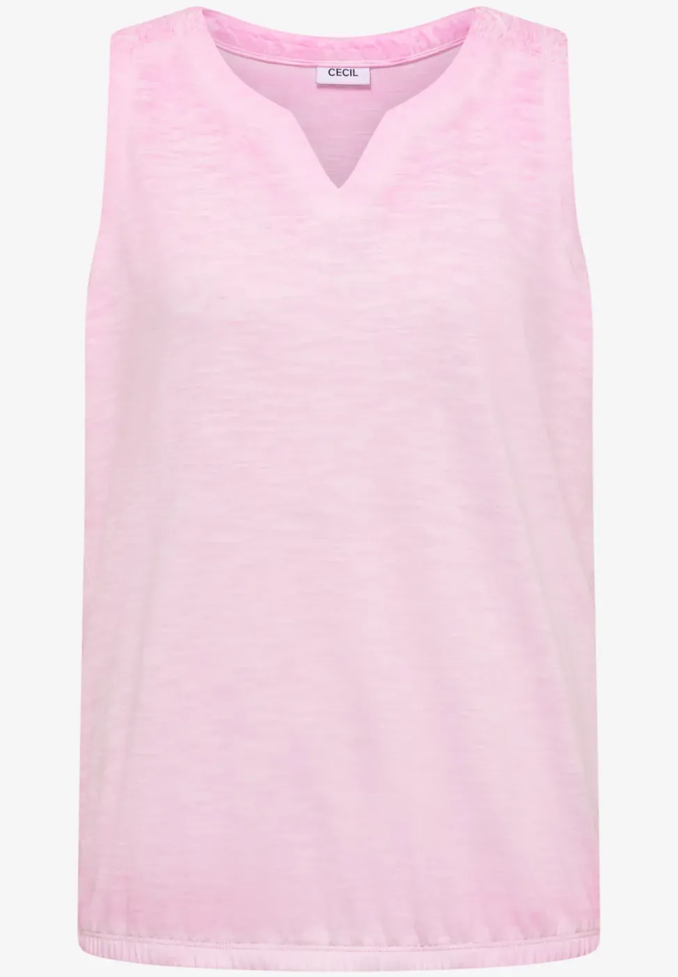 Top en jersey au look garment dye