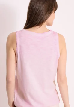 Top en jersey au look garment dye