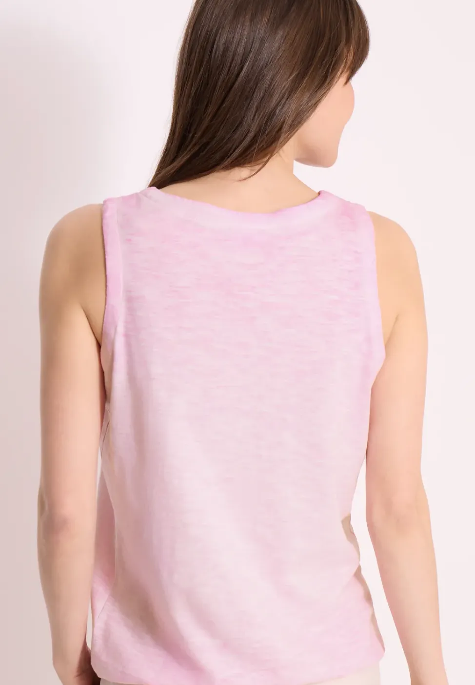 Top en jersey au look garment dye