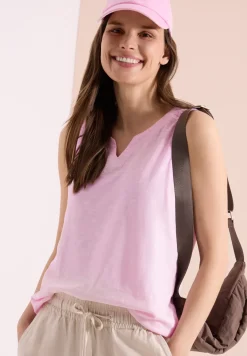 Top en jersey au look garment dye