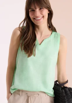 Top en jersey au look garment dye