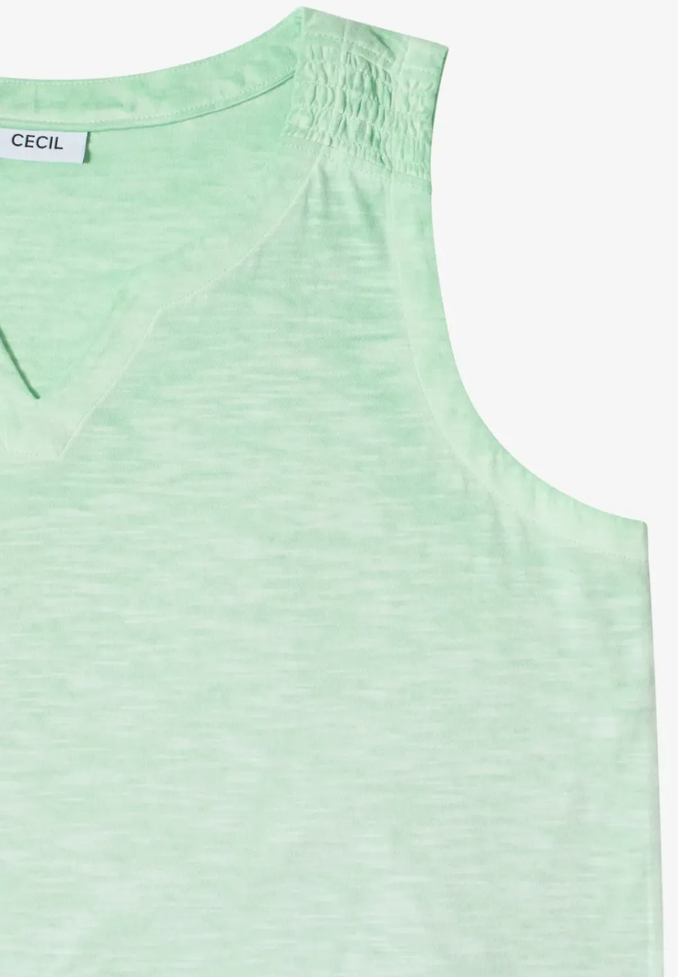 Top en jersey au look garment dye