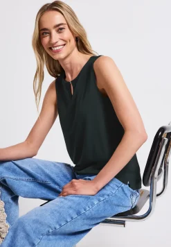 Top en jersey avec découpe