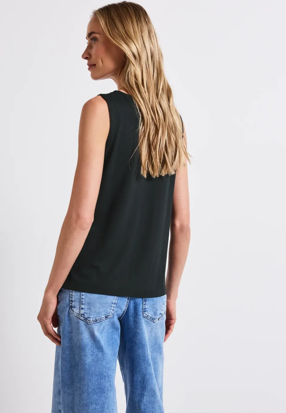 Top en jersey avec découpe