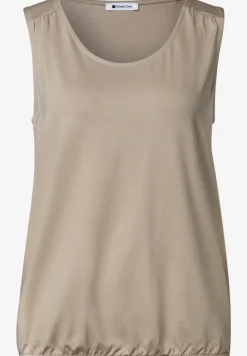Top en jersey avec ourlet élastique