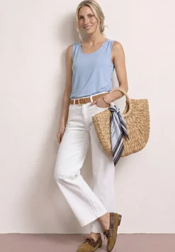 Top en jersey avec ourlet élastique